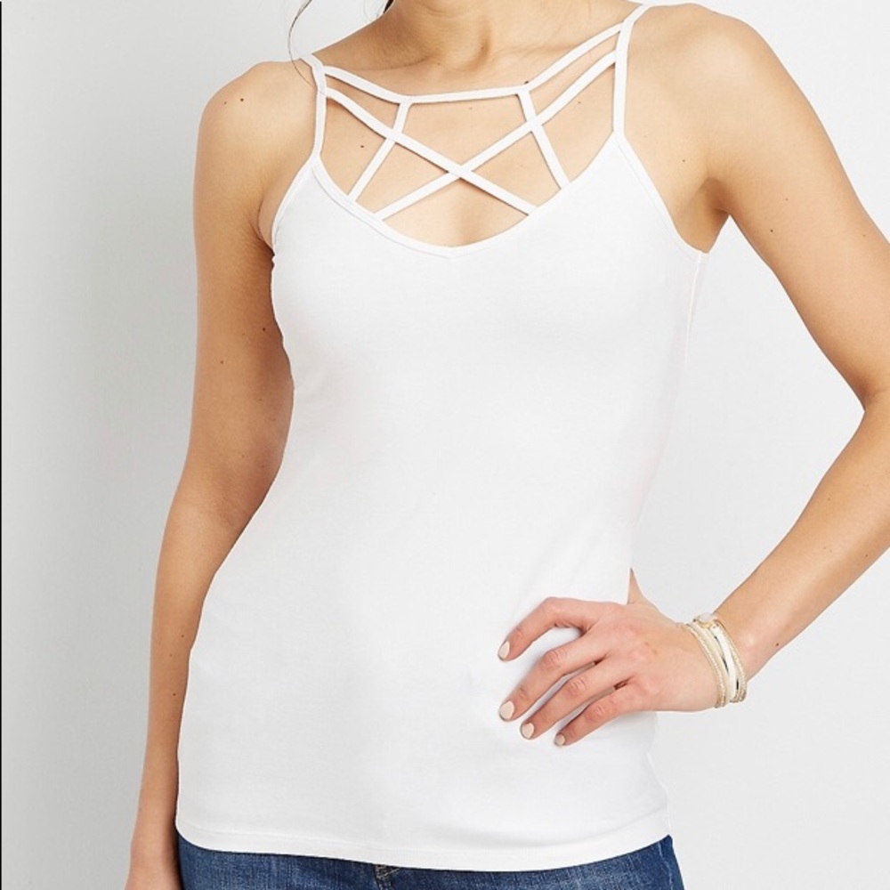 NWOT Women’s Criss-Cross Layering Tank